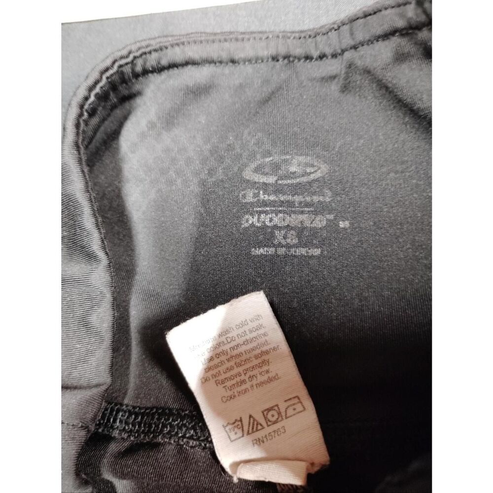 Black Camo Champion Duo-Dry High-Waist Leggings with Tummy Control - Picture 4 of 5